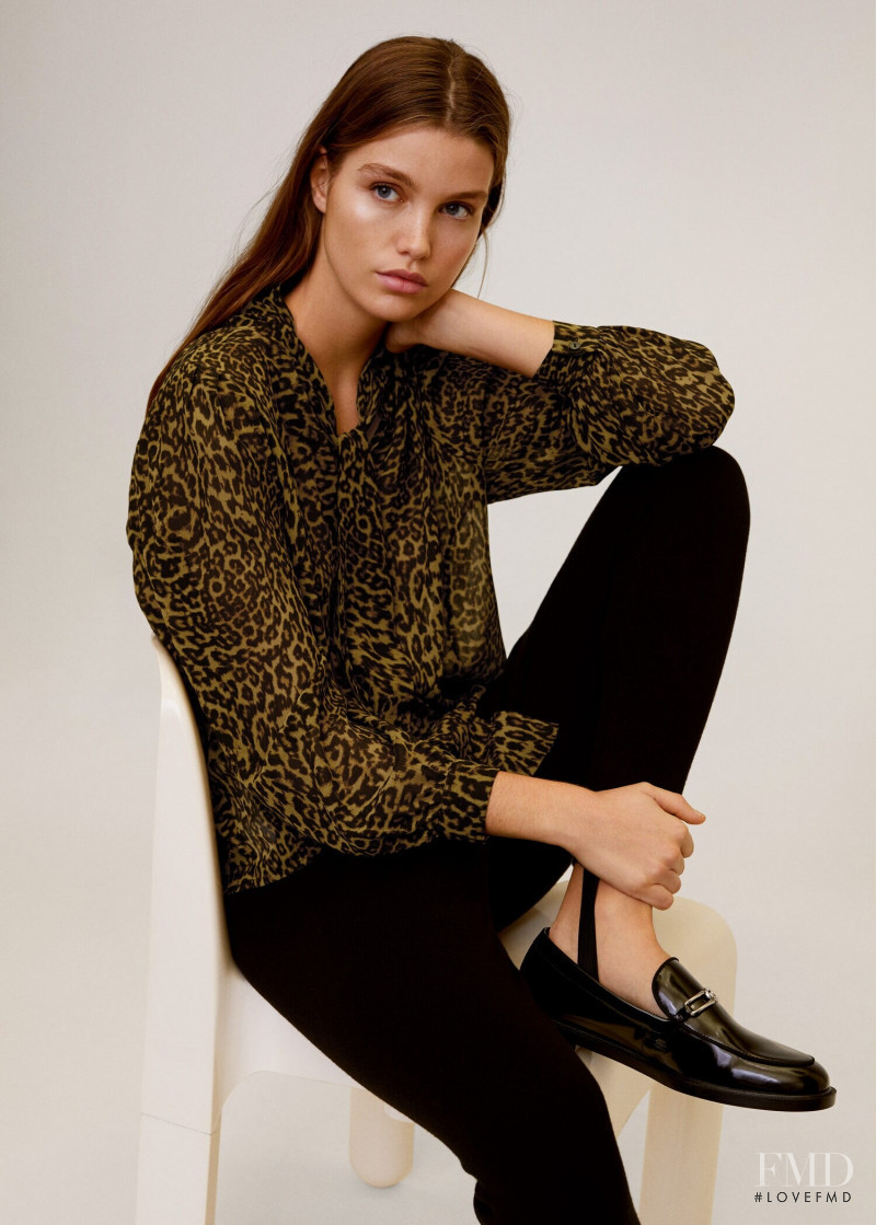 Luna Bijl featured in  the Mango catalogue for Spring 2020