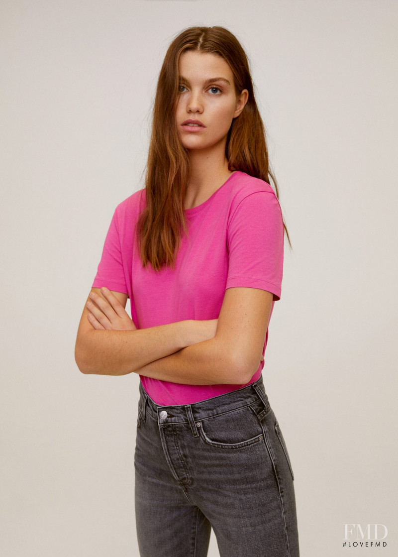 Luna Bijl featured in  the Mango catalogue for Spring 2020