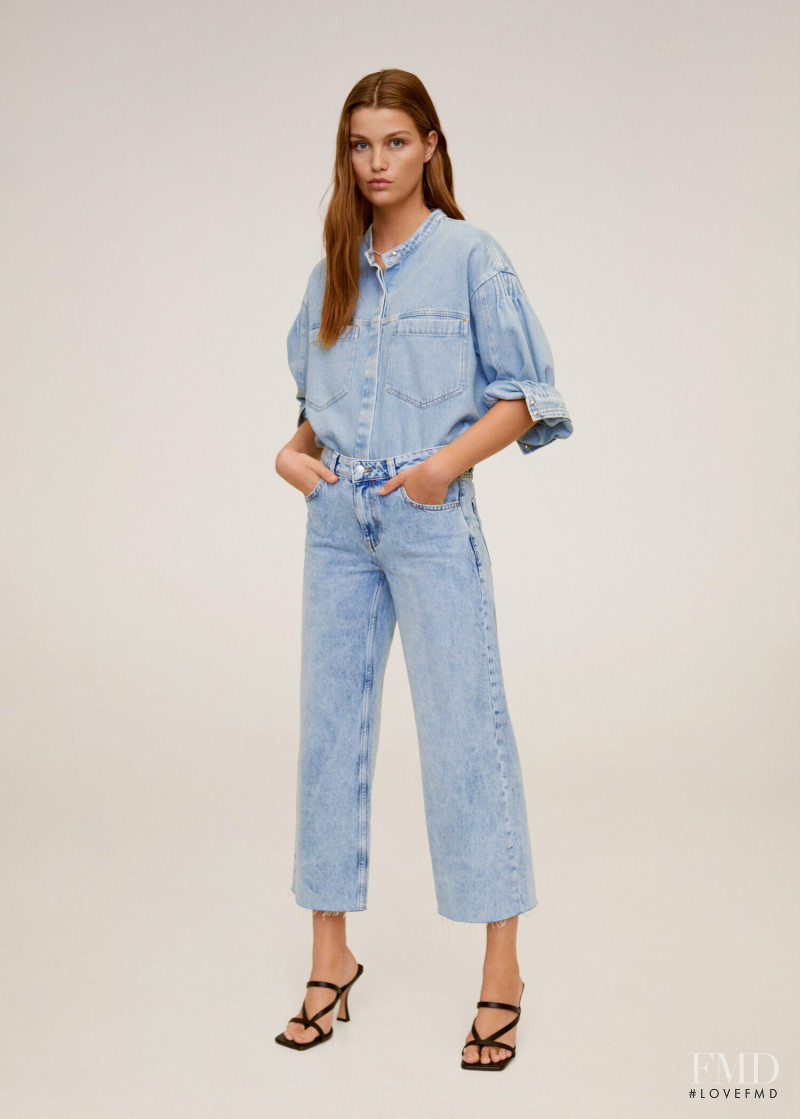 Luna Bijl featured in  the Mango catalogue for Spring 2020