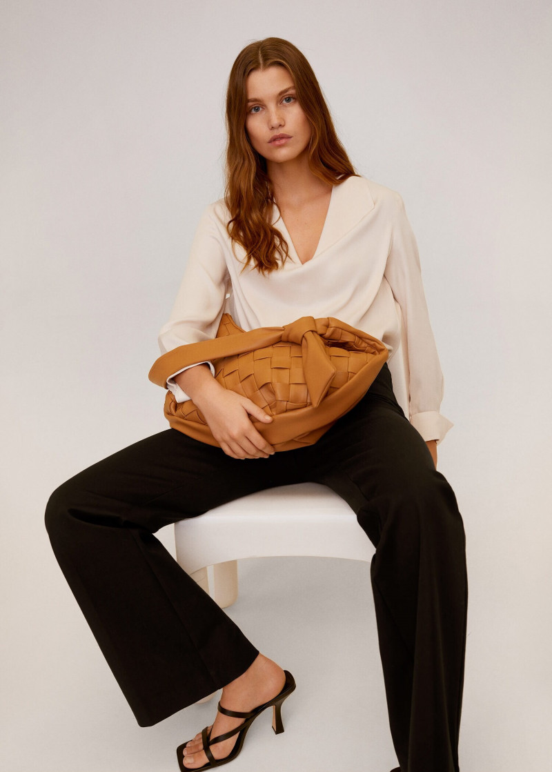 Luna Bijl featured in  the Mango catalogue for Spring 2020