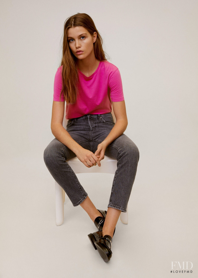 Luna Bijl featured in  the Mango catalogue for Spring 2020