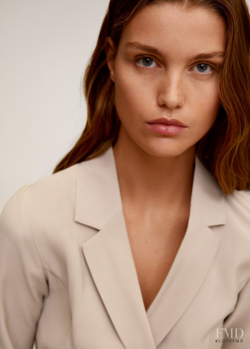 Luna Bijl featured in  the Mango catalogue for Spring 2020