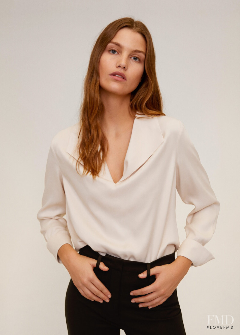 Luna Bijl featured in  the Mango catalogue for Spring 2020