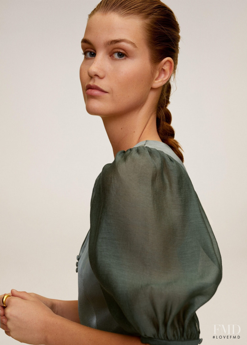 Luna Bijl featured in  the Mango catalogue for Spring 2020