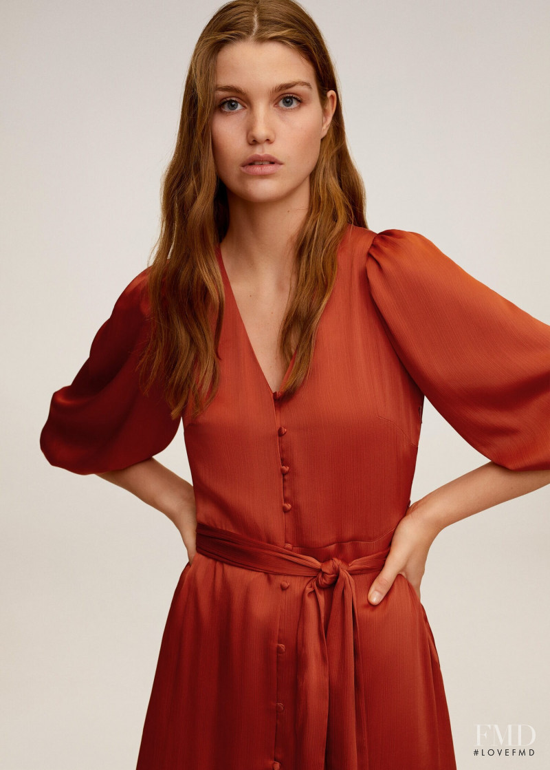 Luna Bijl featured in  the Mango catalogue for Spring 2020