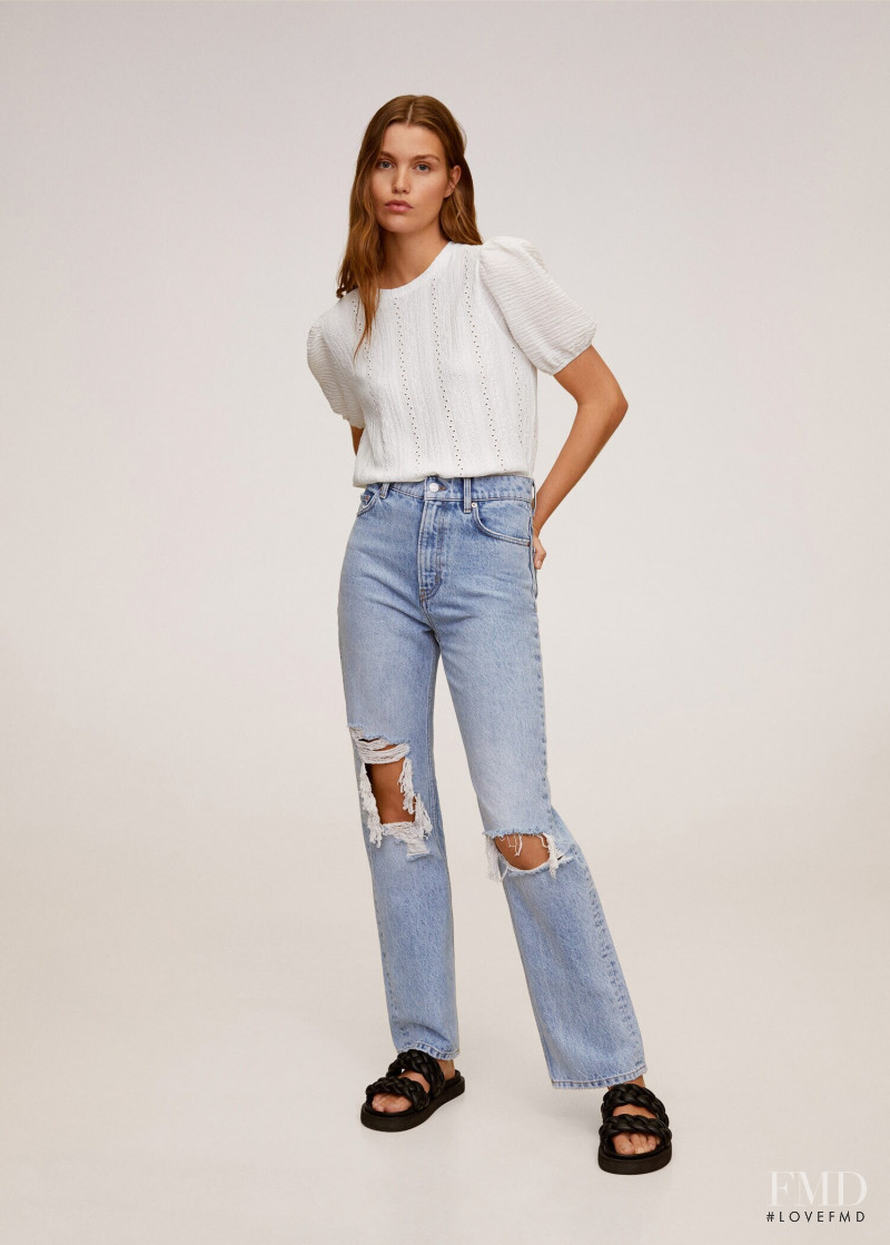 Luna Bijl featured in  the Mango catalogue for Spring 2020