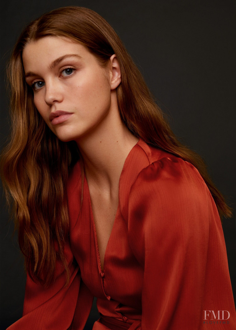 Luna Bijl featured in  the Mango catalogue for Spring 2020