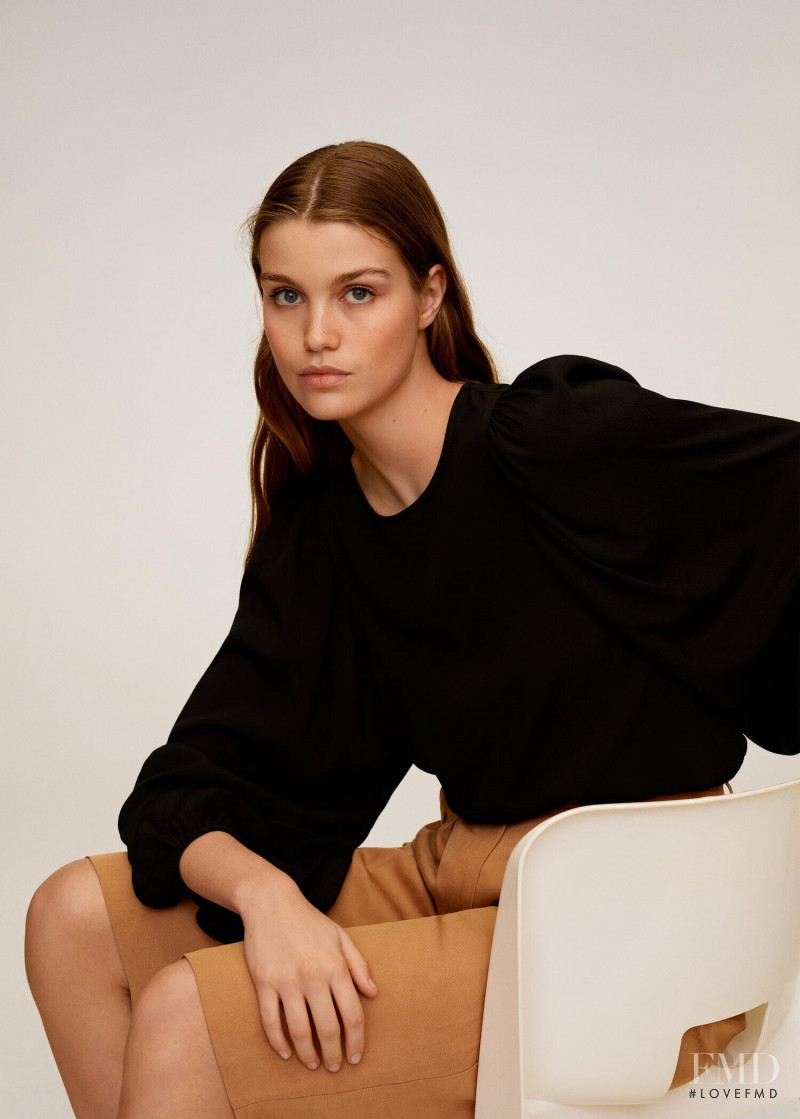 Luna Bijl featured in  the Mango catalogue for Spring 2020