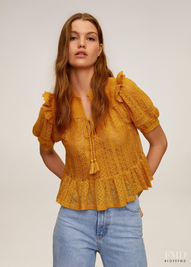 Luna Bijl featured in  the Mango catalogue for Spring 2020