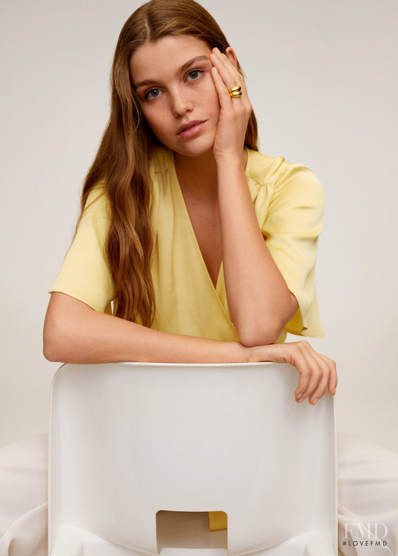 Luna Bijl featured in  the Mango catalogue for Spring 2020