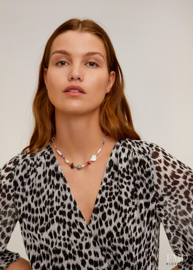 Luna Bijl featured in  the Mango catalogue for Spring 2020