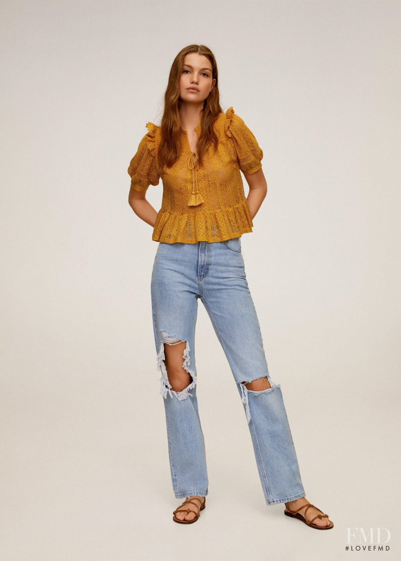 Luna Bijl featured in  the Mango catalogue for Spring 2020