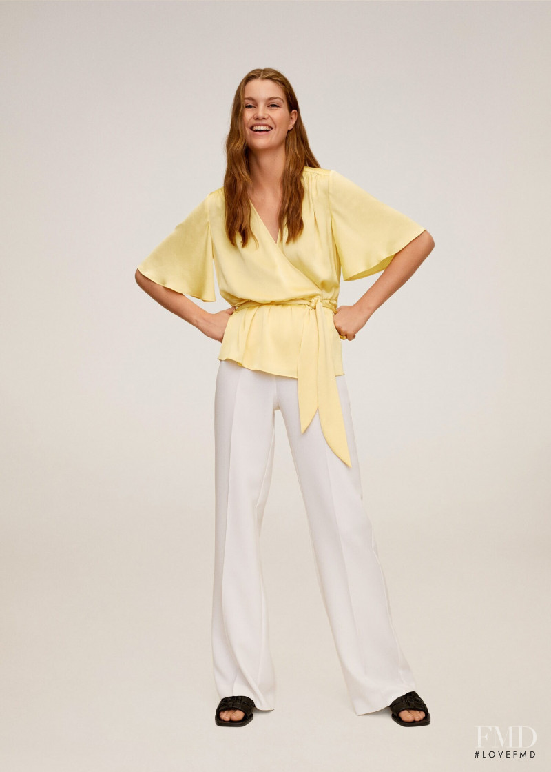 Luna Bijl featured in  the Mango catalogue for Spring 2020