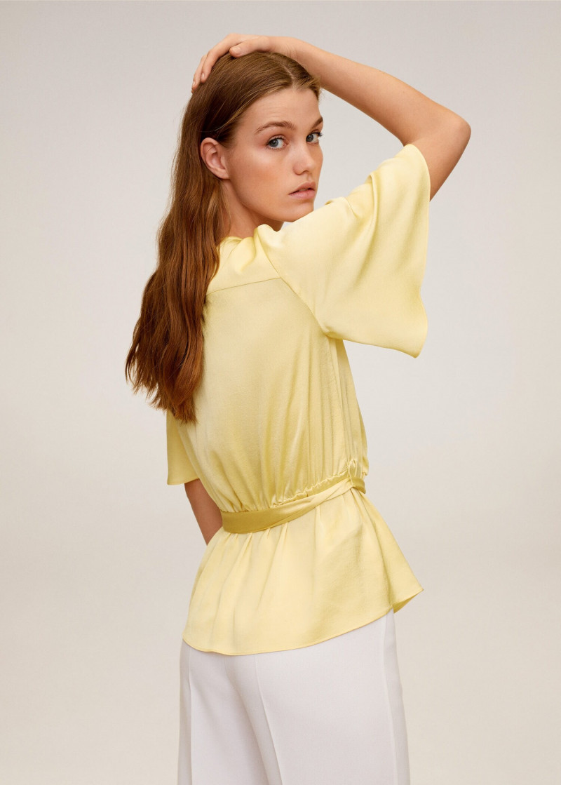 Luna Bijl featured in  the Mango catalogue for Spring 2020