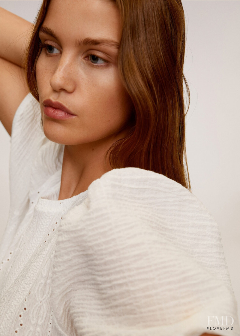 Luna Bijl featured in  the Mango catalogue for Spring 2020