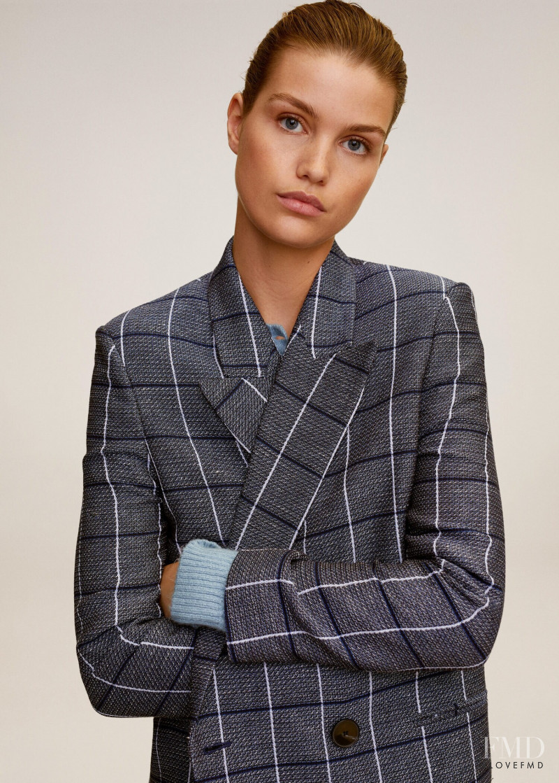 Luna Bijl featured in  the Mango catalogue for Spring 2020