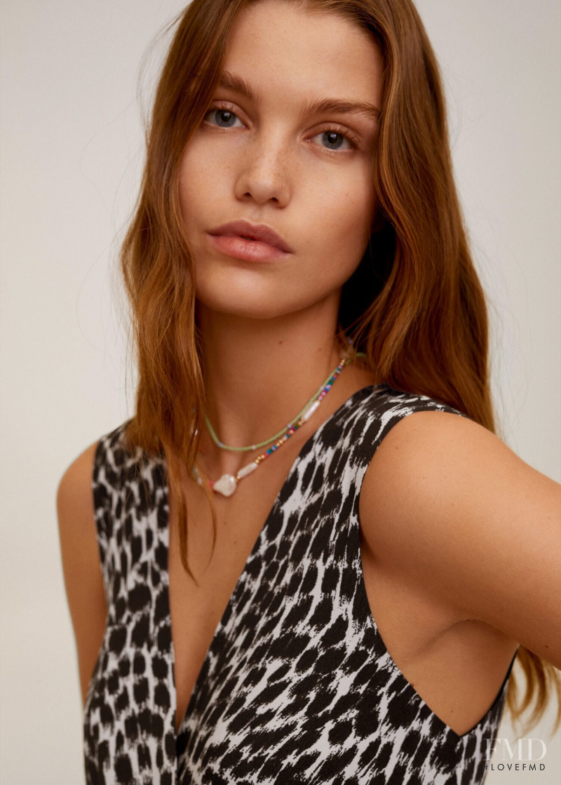 Luna Bijl featured in  the Mango catalogue for Spring 2020