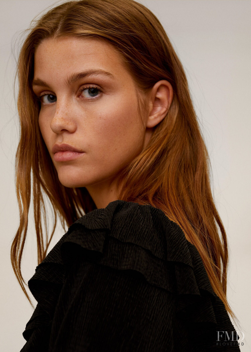 Luna Bijl featured in  the Mango catalogue for Spring 2020