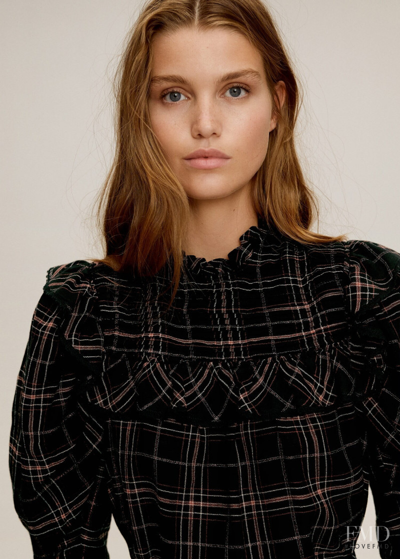 Luna Bijl featured in  the Mango catalogue for Spring 2020