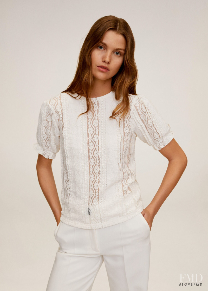 Luna Bijl featured in  the Mango catalogue for Spring 2020