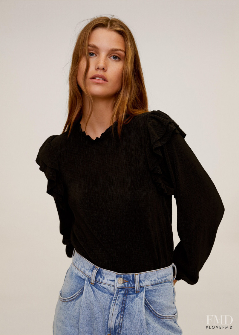 Luna Bijl featured in  the Mango catalogue for Spring 2020