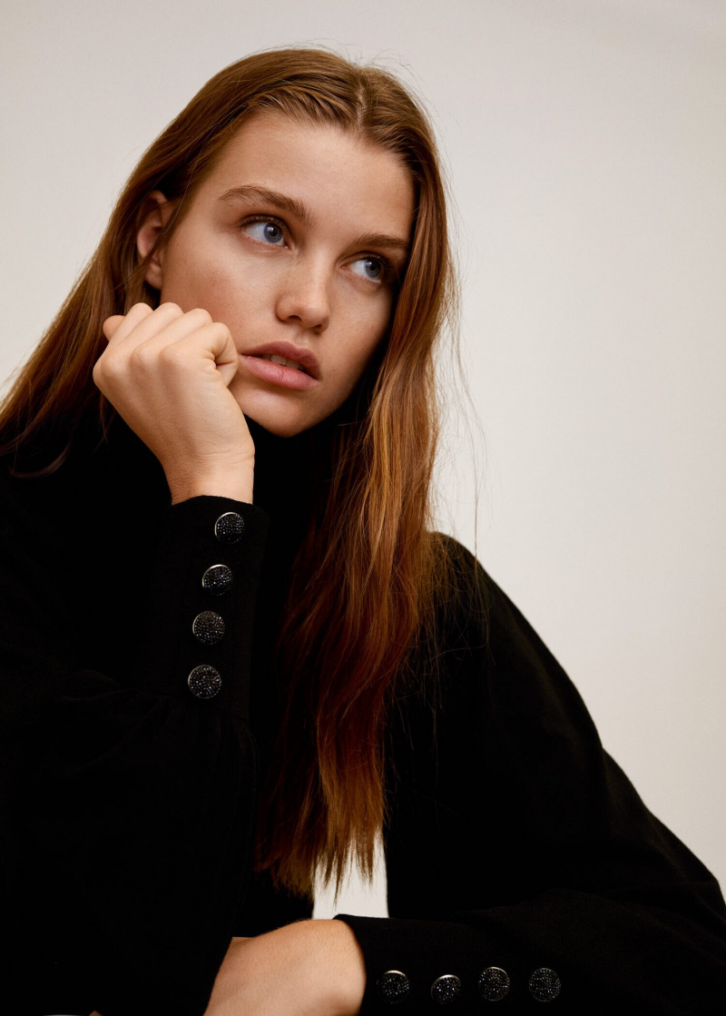 Luna Bijl featured in  the Mango catalogue for Spring 2020