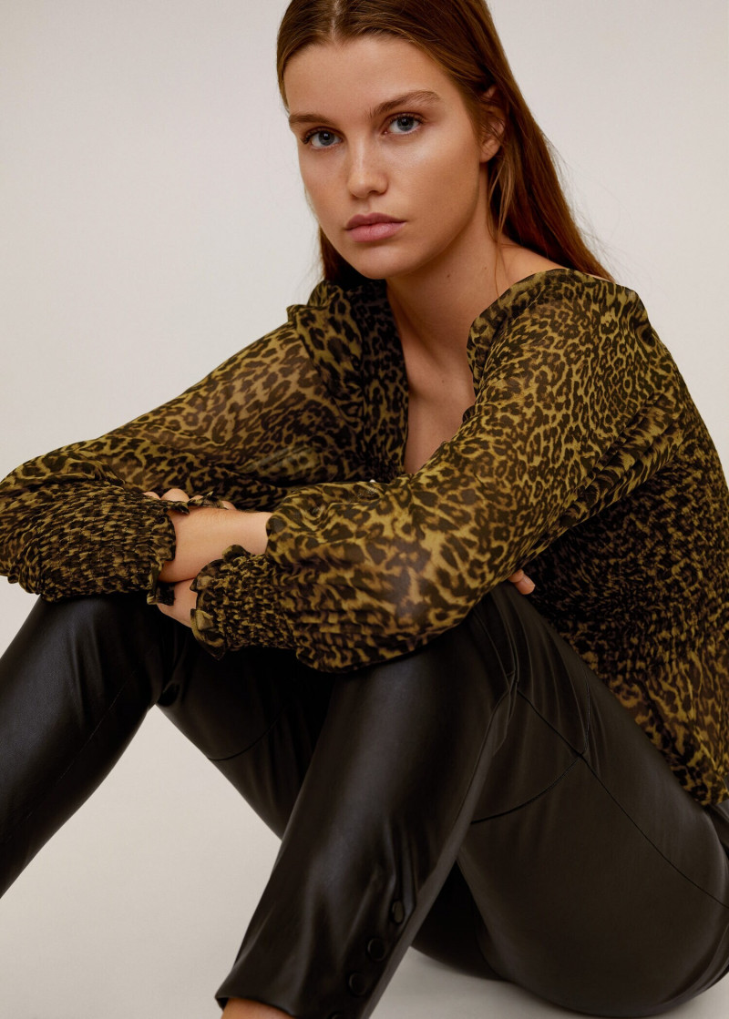 Luna Bijl featured in  the Mango catalogue for Spring 2020