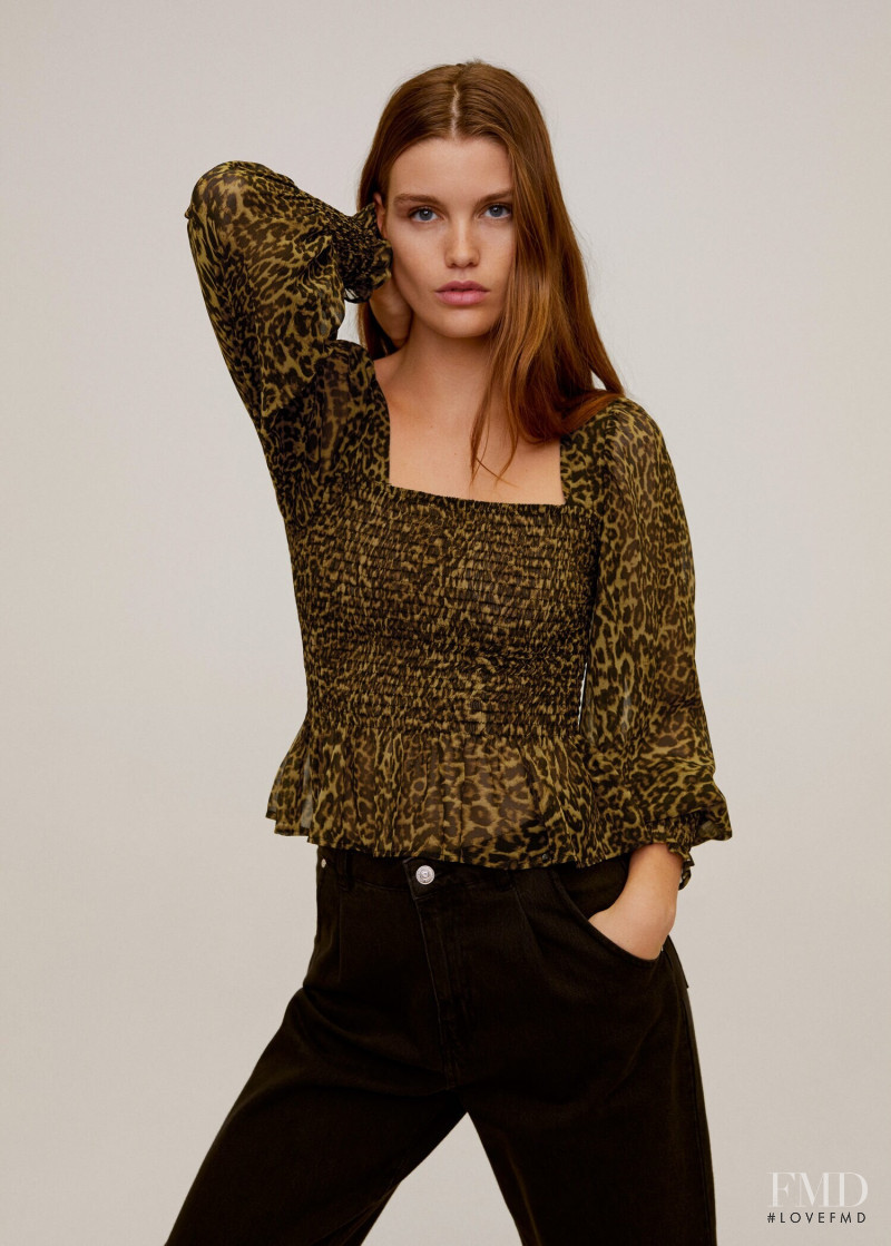 Luna Bijl featured in  the Mango catalogue for Spring 2020