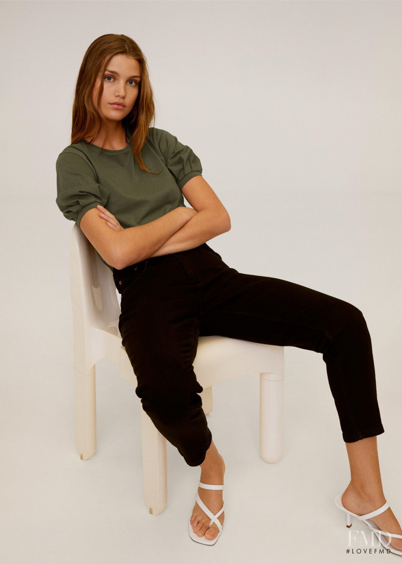 Luna Bijl featured in  the Mango catalogue for Spring 2020