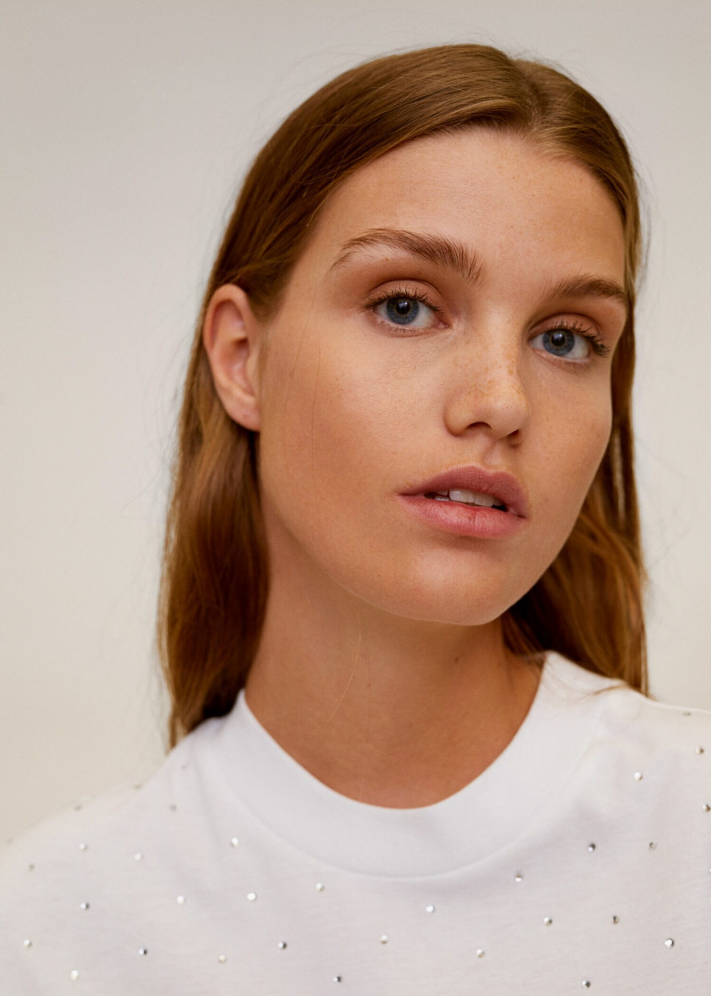 Luna Bijl featured in  the Mango catalogue for Spring 2020