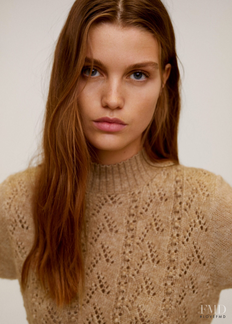 Luna Bijl featured in  the Mango catalogue for Spring 2020