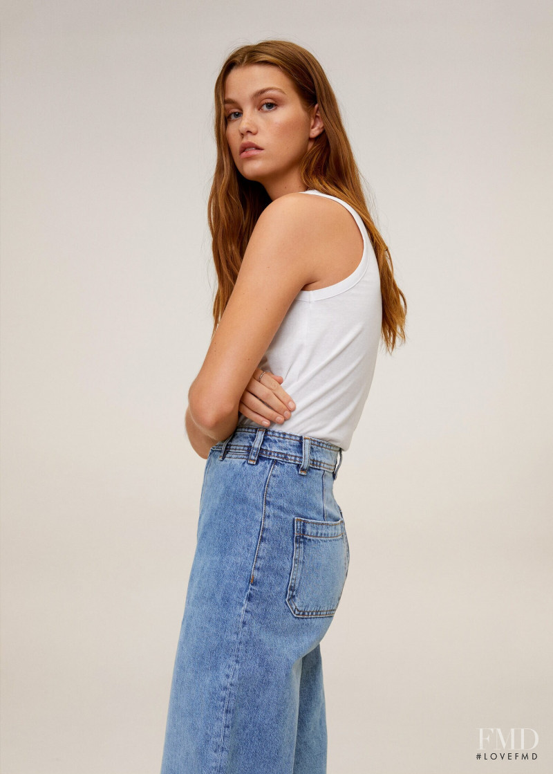 Luna Bijl featured in  the Mango catalogue for Spring 2020