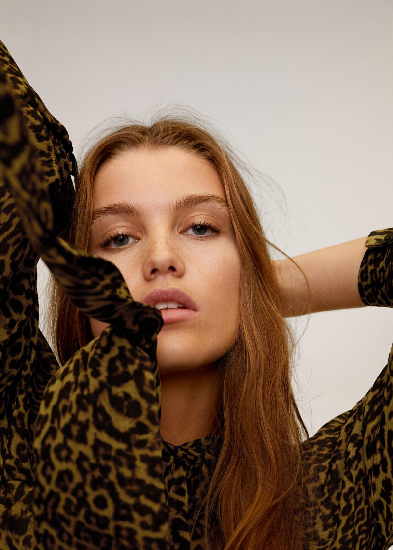 Luna Bijl featured in  the Mango catalogue for Spring 2020