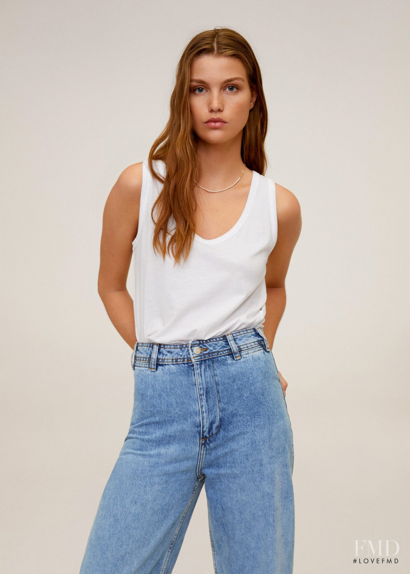 Luna Bijl featured in  the Mango catalogue for Spring 2020