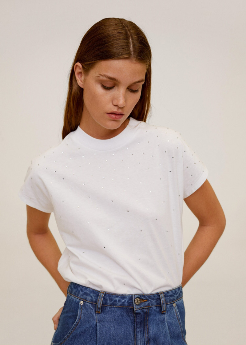 Luna Bijl featured in  the Mango catalogue for Spring 2020