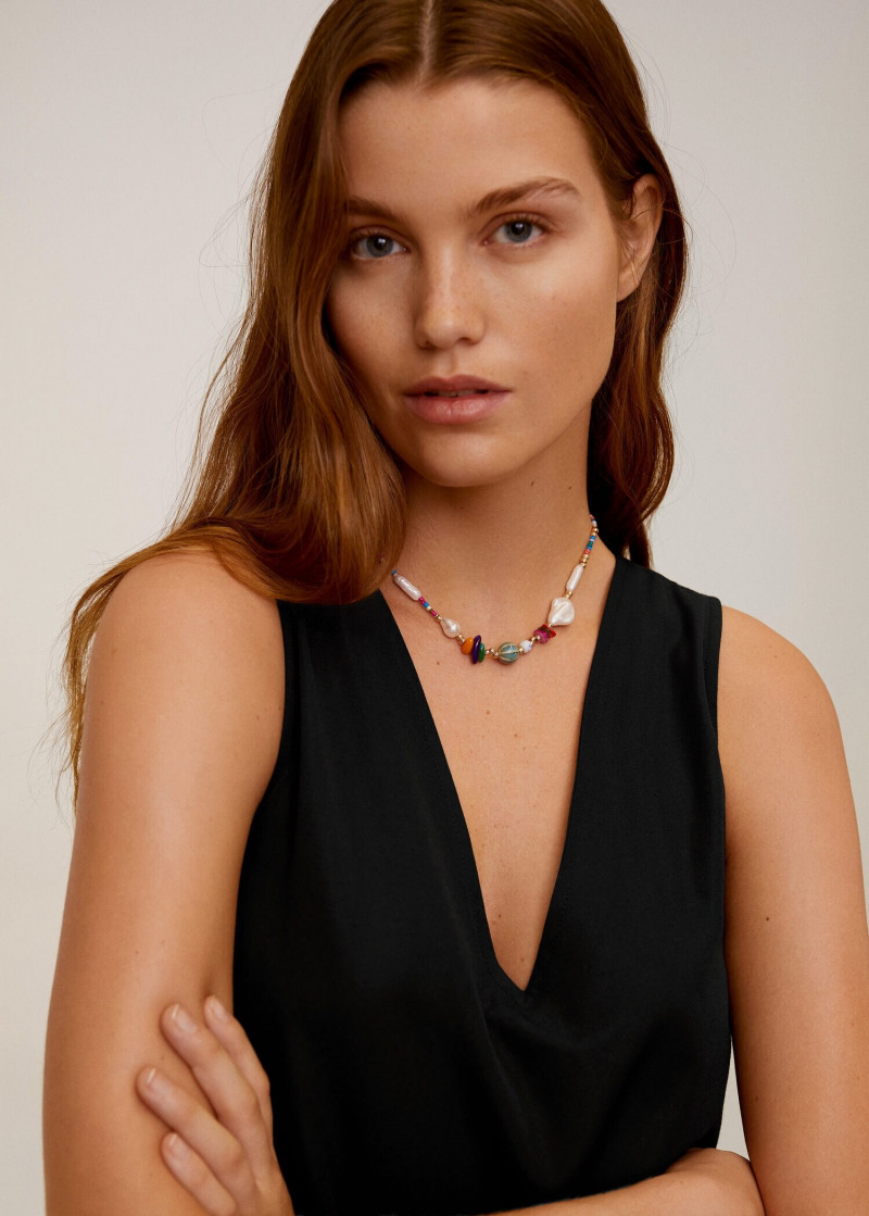 Luna Bijl featured in  the Mango catalogue for Spring 2020