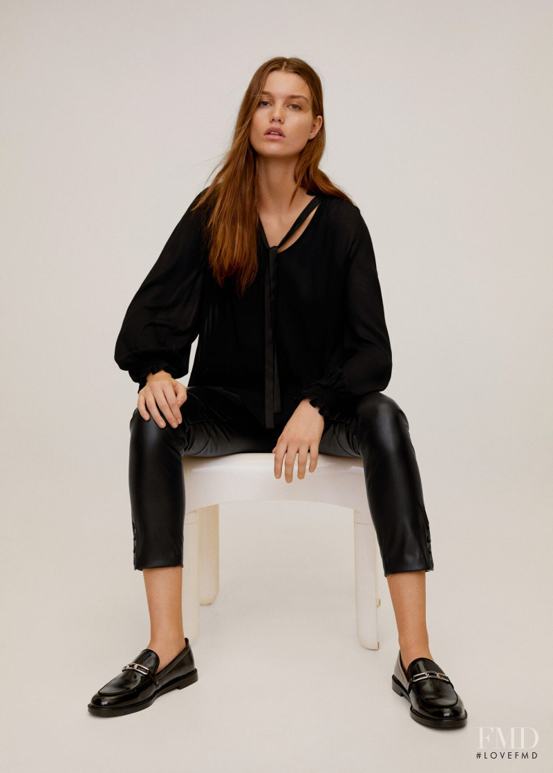 Luna Bijl featured in  the Mango catalogue for Spring 2020