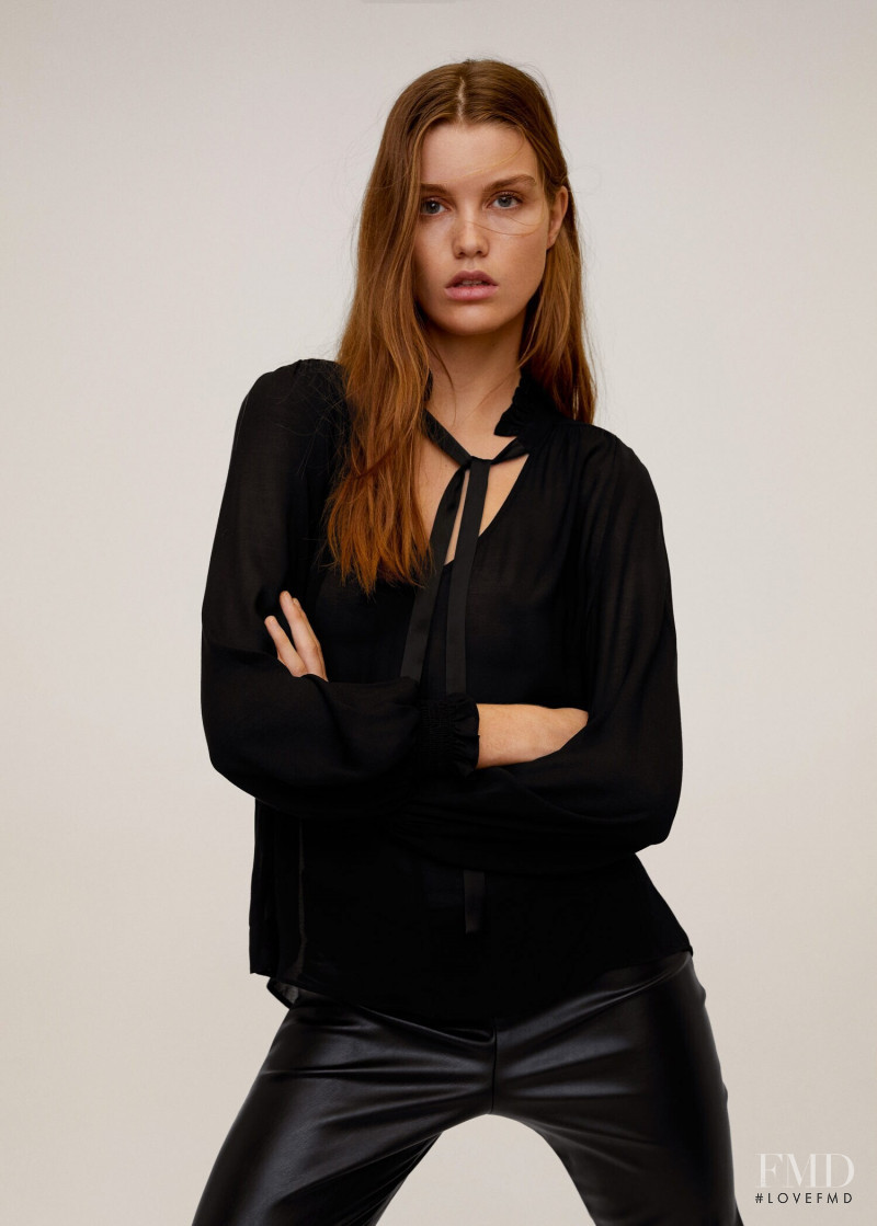 Luna Bijl featured in  the Mango catalogue for Spring 2020