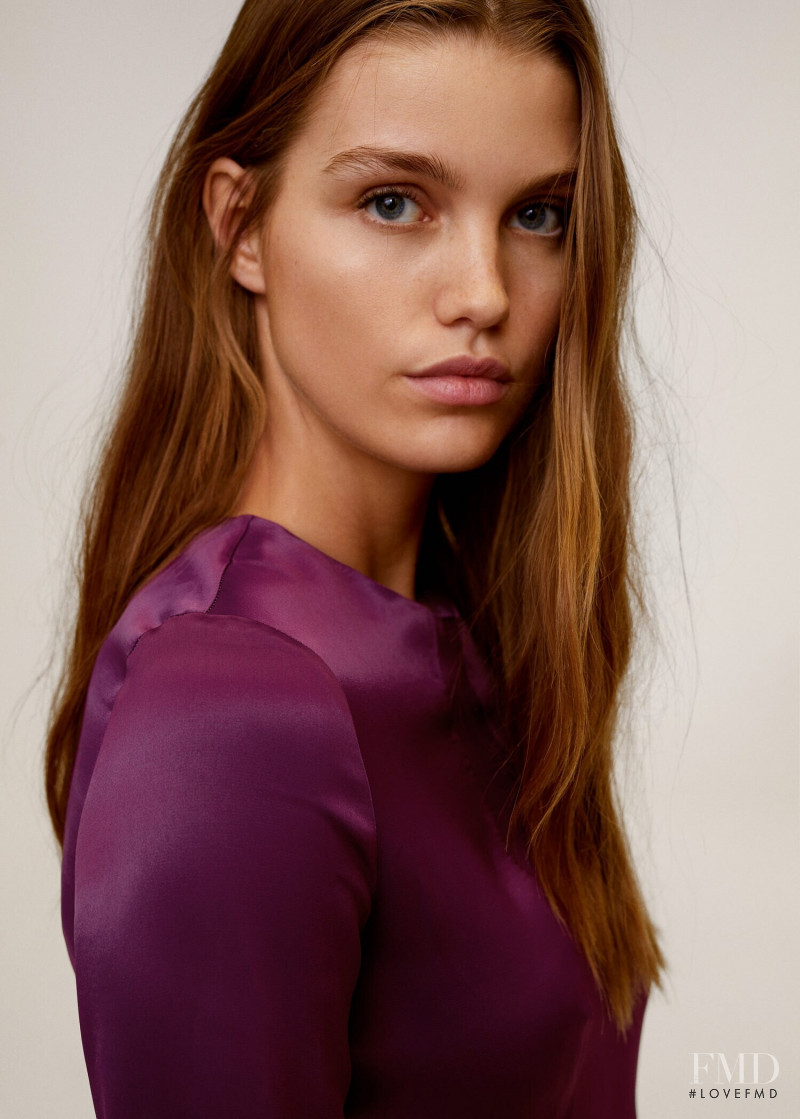 Luna Bijl featured in  the Mango catalogue for Spring 2020