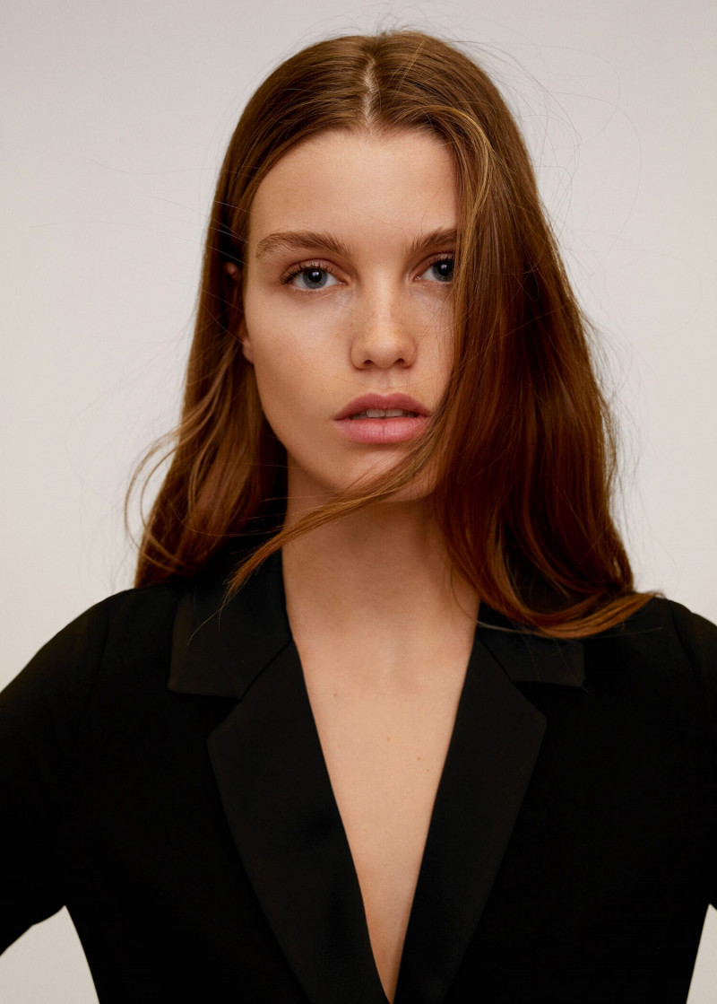 Luna Bijl featured in  the Mango catalogue for Spring 2020