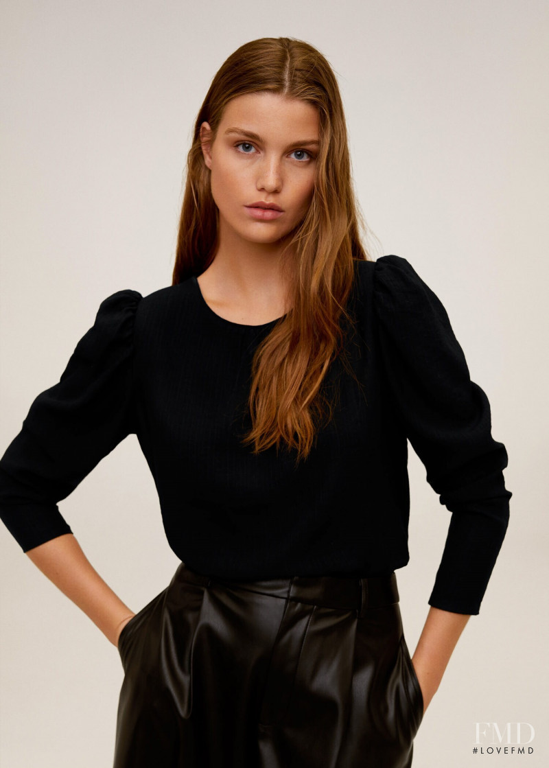 Luna Bijl featured in  the Mango catalogue for Spring 2020