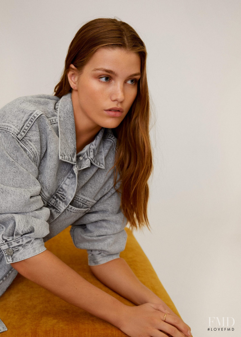 Luna Bijl featured in  the Mango catalogue for Spring 2020