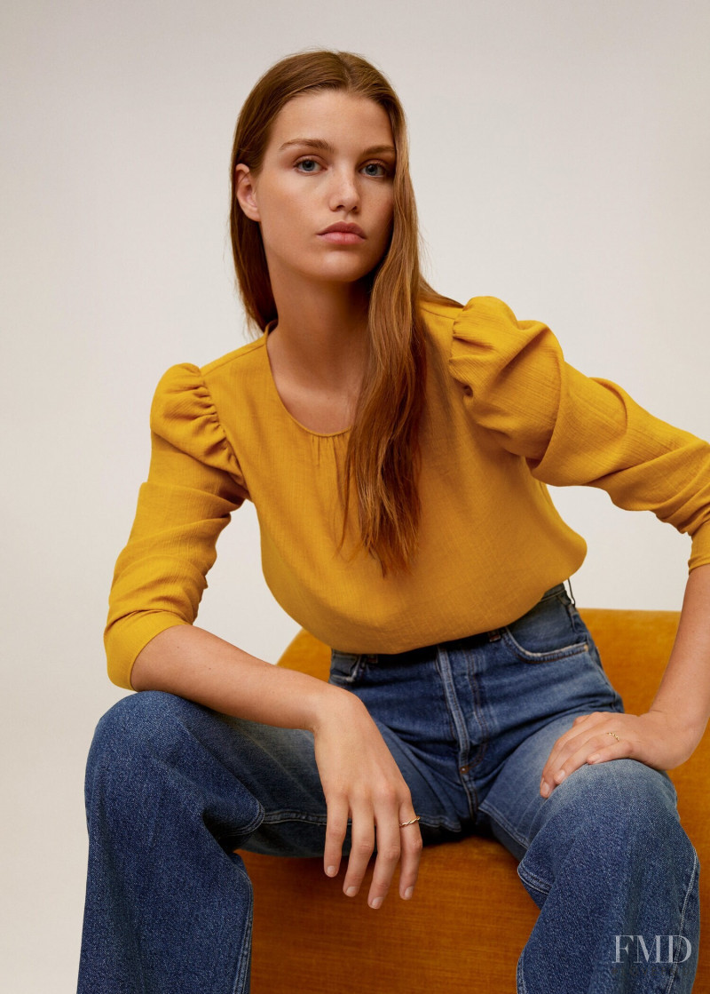 Luna Bijl featured in  the Mango catalogue for Spring 2020