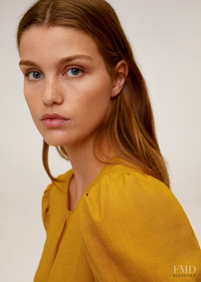 Luna Bijl featured in  the Mango catalogue for Spring 2020