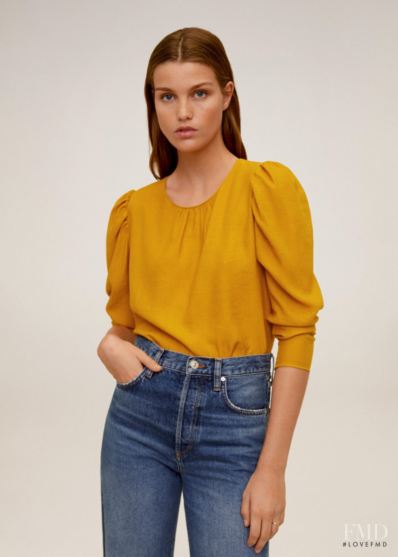 Luna Bijl featured in  the Mango catalogue for Spring 2020