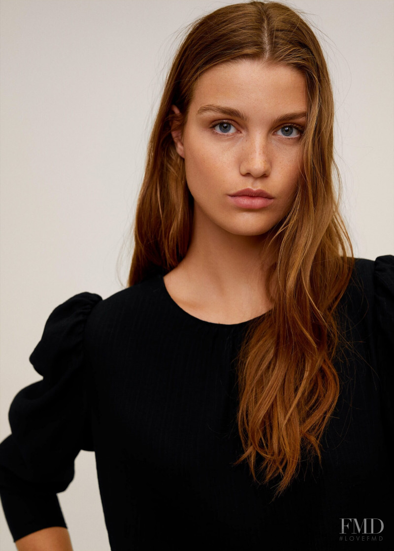 Luna Bijl featured in  the Mango catalogue for Spring 2020