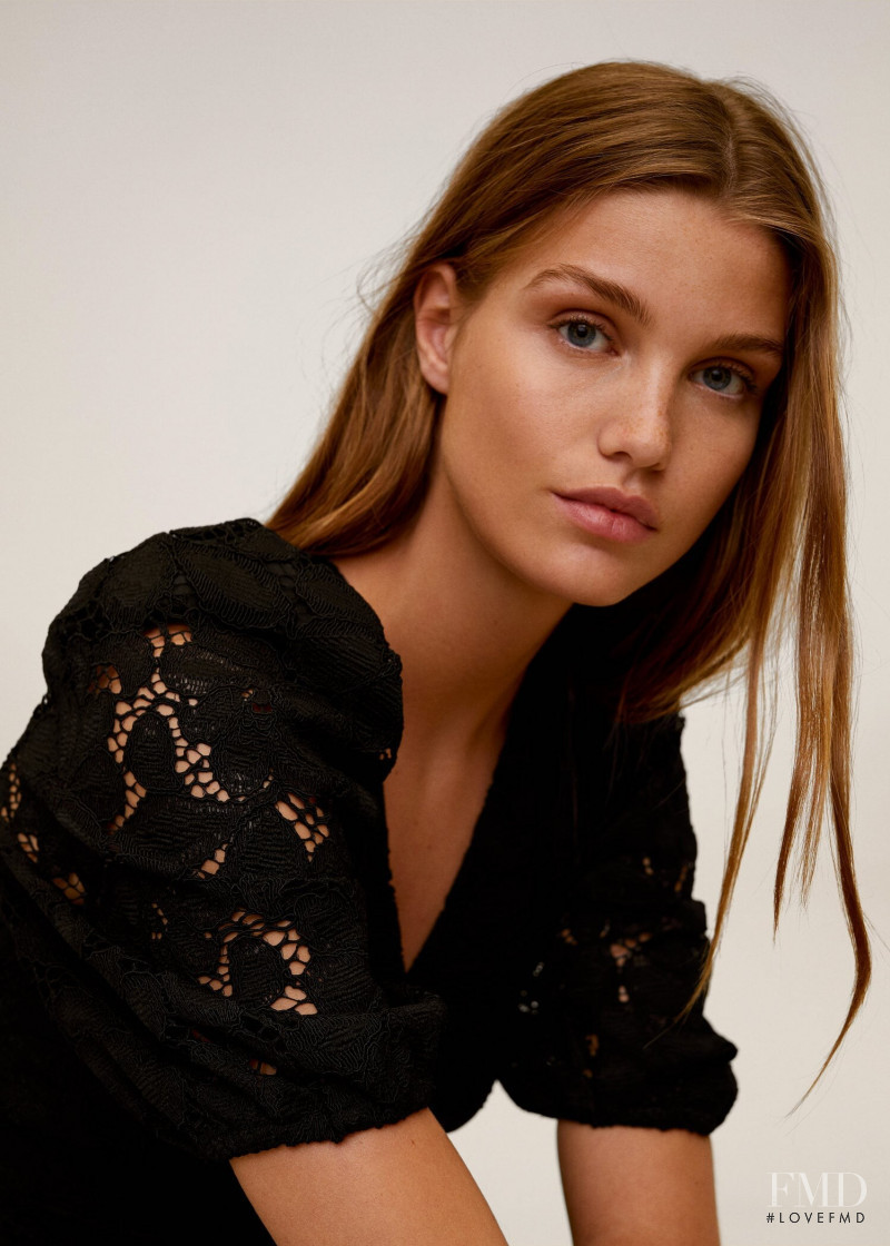 Luna Bijl featured in  the Mango catalogue for Spring 2020