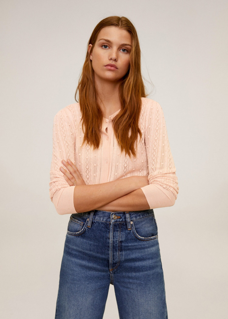 Luna Bijl featured in  the Mango catalogue for Spring 2020