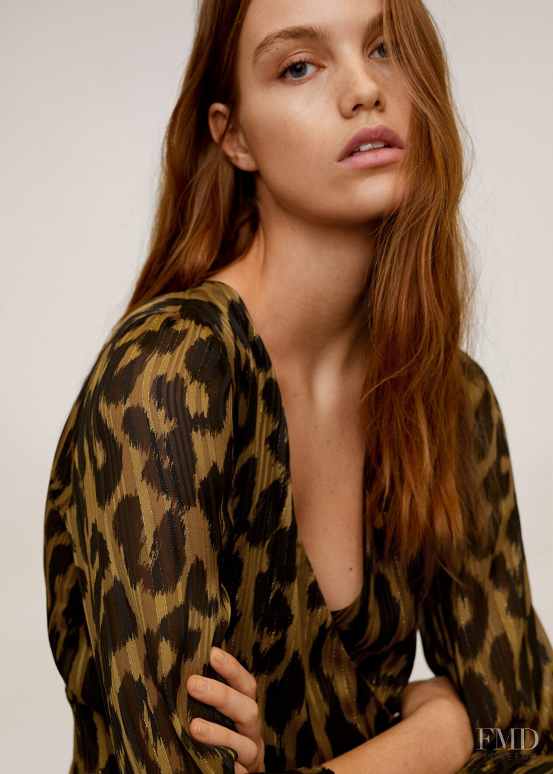 Luna Bijl featured in  the Mango catalogue for Spring 2020