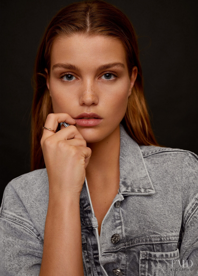 Luna Bijl featured in  the Mango catalogue for Spring 2020